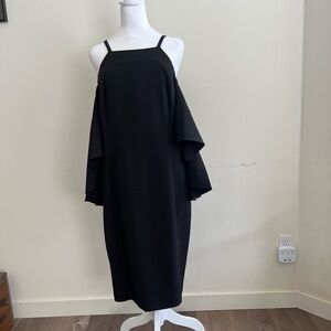 Women’s Vince Camuto 12 Little black dress. Tank top w off the shoulder sleeves